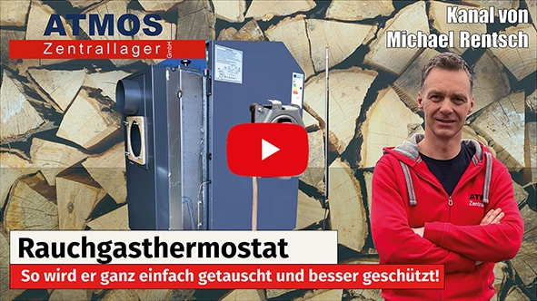 ATMOS Holzvergaser Rauchgasthermostat-Video